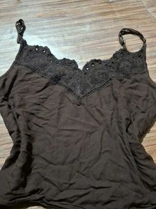 brown top