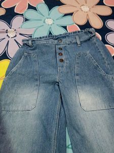 FADED DENIM JEANS