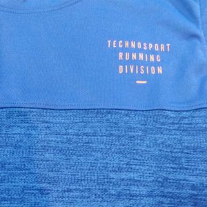 Blue Sleeveless Sports Tshirt