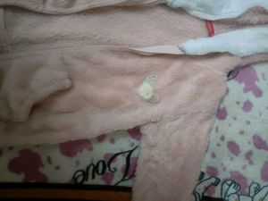 Beautiful Fur Jacket With Hoodie For 4-6 Year Girl