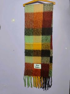 ACNE Studios Plaid Wool Scarf