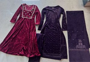 Velvet Kurtas