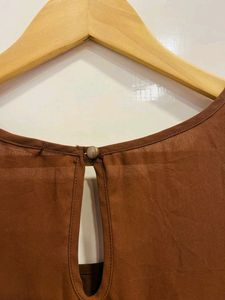 Brown High Low Beautiful Top
