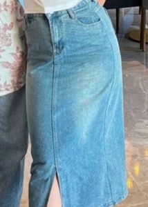 Blue Mid Length  skirt