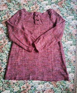 Winter Vintage Pink Tweed
