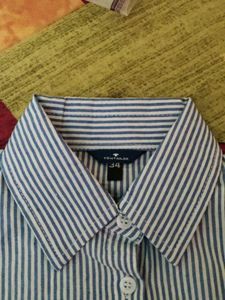 Striped Button-Down Shirt