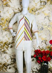 Stylish White Suit