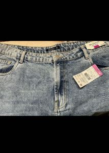 🔥 Zudio High-Waist Balloon Fit Jeans - Size 36