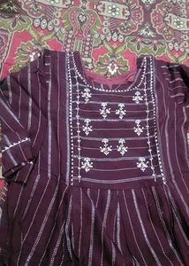 Elegant Striped 3 Kurta