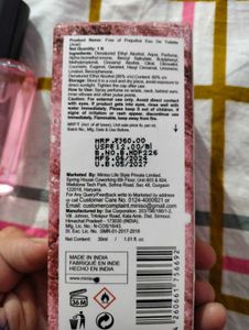 Miniso Perfume Ariel Free Of Prejudice
