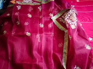 Maroon Brasso Saree