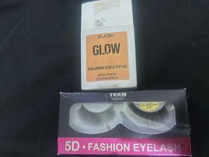 audio foundation for medium skin tone n eyelashes