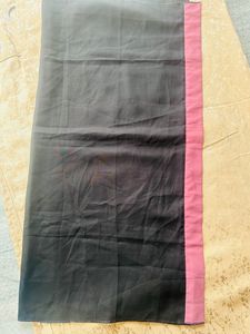 Black Georgette Stole