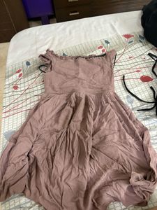 Casual Mauve Dress