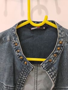 Denim Cropped Jacket