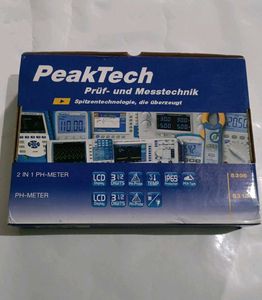 PeakTech 5305 PH-Meter 2 in 1 LCD Display IP65