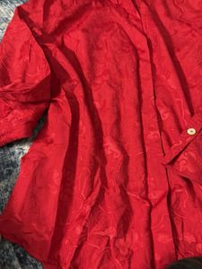 Red Patterned Shirt