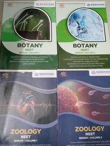 Narayana NEET Senior Botany & Zoology Volumes