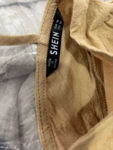 SHEIN Cute Tie-Back Crop Top