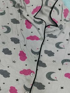 Cute Moon &amp; Cloud Pajama Set