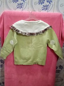 Cute Green Polka Dot Cardigan