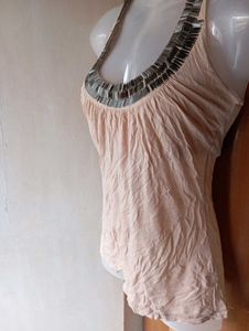Embellished Halter Top