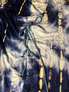 Tie-Dye Y2k Cold Shoulder Top