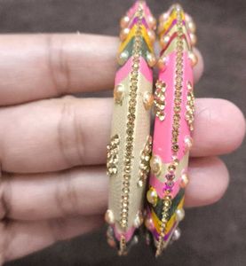 ✨ Traditional लाख के कड़े, रंगों की खूबसूरती के सा