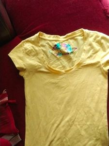 Yellow Graphic Tee
