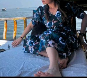 Dark Green Mosaic Dress