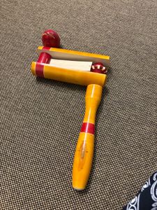 Vintage Wooden Rattle Toy