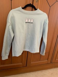 Light Blue Cropped Sweater
