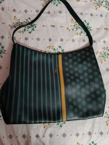 Baggit Handbag Teal Green Color