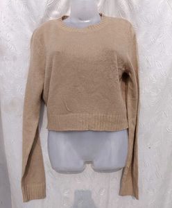 H&amp;m Cropped Knit Sweater