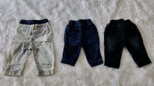 3 Jeans For 6 -15 Months Baby Boy