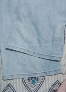 Blue High Waisted Denim Jeans
