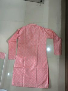 Pink Embroidered Kurta