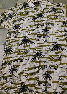 Tropical Palm Tree Print Shirt