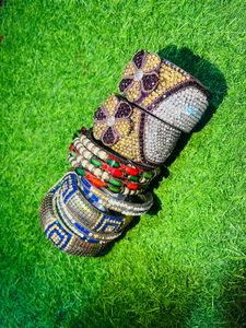 Beautiful Party Wear Stone Bangles