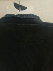 Smart Black Velvet Coat🐈‍⬛