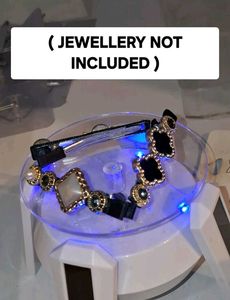 solar and battery rotating display Stand