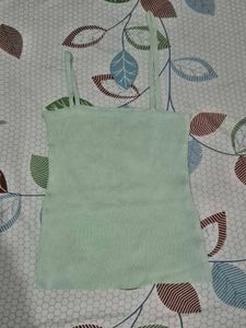 Mint Green Sleeveless Tank Top