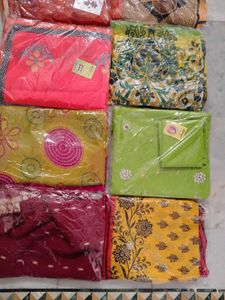 10 Sarees In Combo