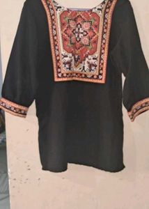A Beutiful Black Kurti