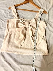 Beautiful Bow Details Imported Top