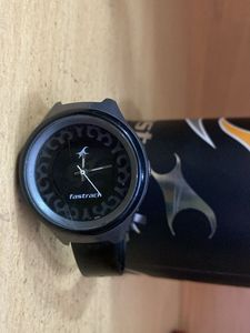 Fastrack Analog Watch - Sleek Black Design