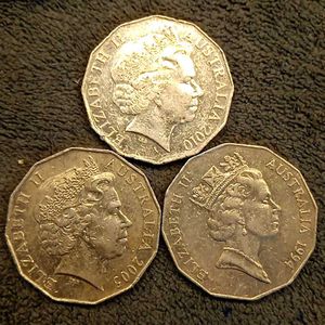 Australia 50 Cents Commemorative Set (3 Pcs)