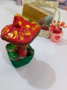 Handmade Mushroom Figurine