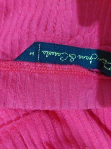 Coral Off-Shoulder Top