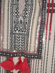 W Red Kurti